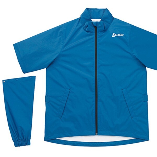 【新品】スリクソン メンズレインジャケット SMR4001J ブルー LLサイズ_画像1
