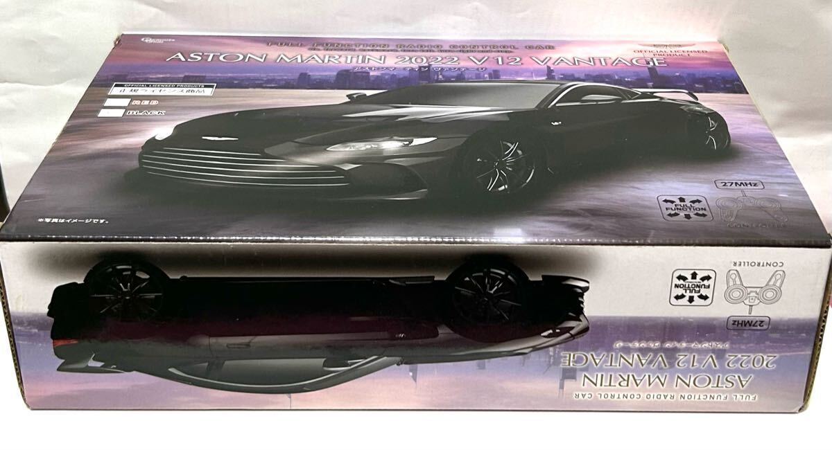  бесплатная доставка Aston Martin vantage ( черный ) RC 27MHz радиоконтроллер приз нераспечатанный не использовался товар 