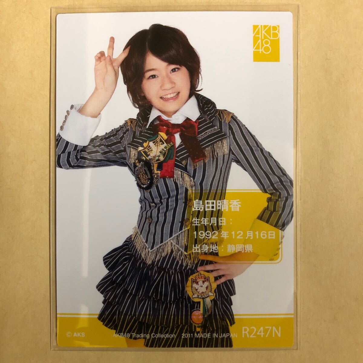 AKB48 остров рисовое поле ..2011 коллекционные карточки идол gravure карта R247N звезда коллекционная карточка 