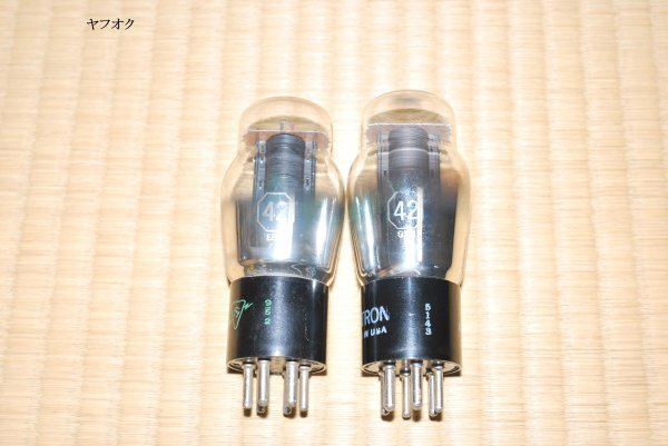 動(dòng)作確認(rèn)済 42 Sylvania 2本セット 中古 hytron