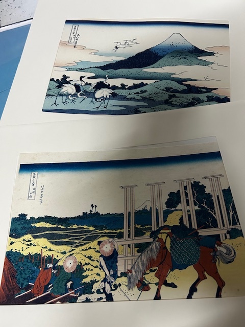 手擦木版画 富嶽三十六景 悠々洞 46枚揃い ／ 葛飾北斎 冨嶽 浮世絵