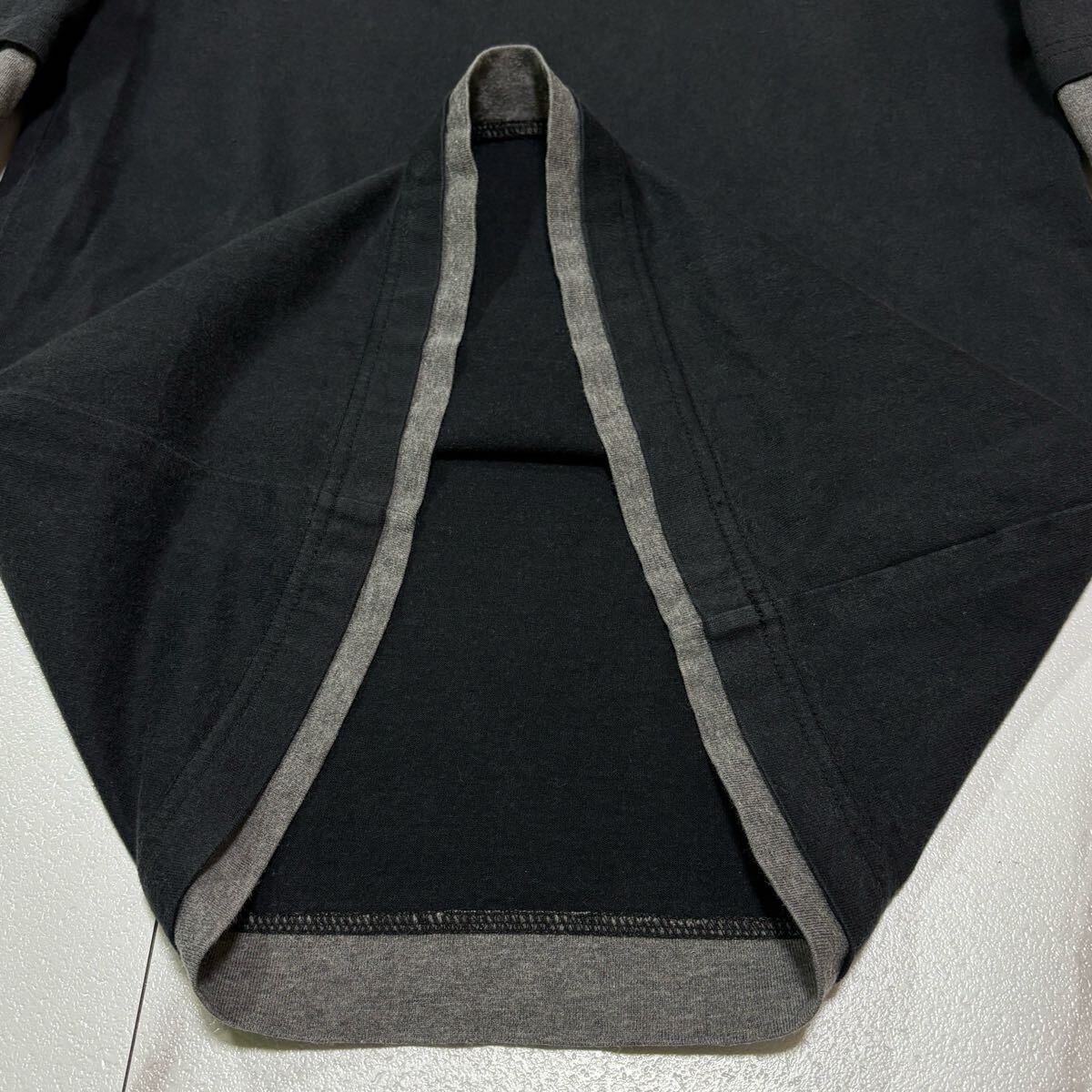  редкий / шедевр BURBERRY BLACK LABEL Burberry Black Label футболка с длинным рукавом шланг Logo вышивка монограмма черный чёрный 2 размер 