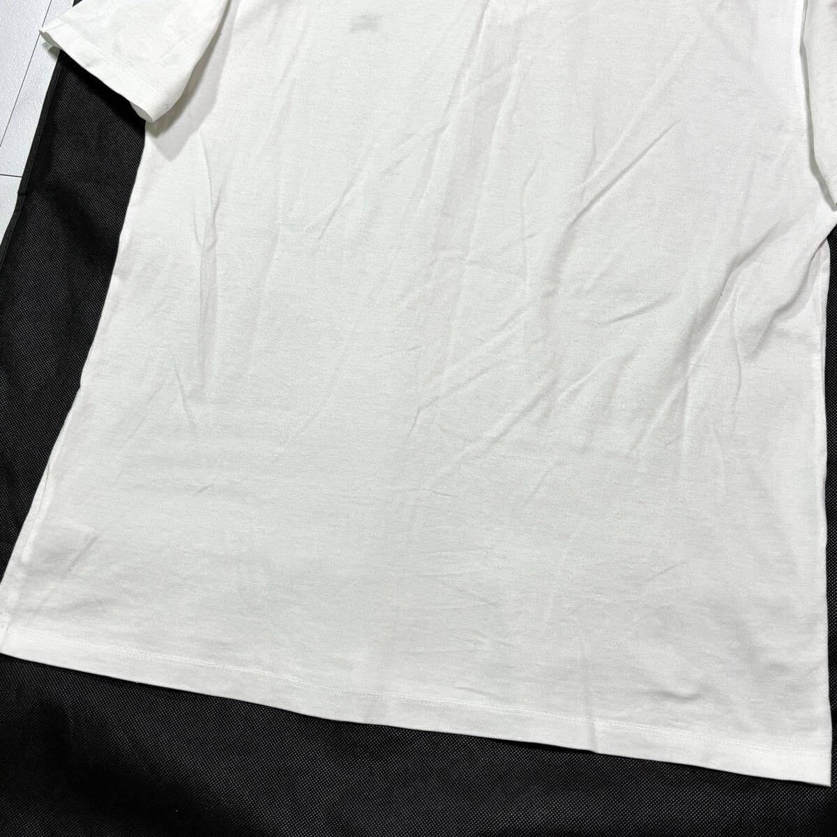  прекрасный товар / L размер BURBERRY BLACK LABEL Burberry Black Label футболка короткий рукав плечо noba проверка шланг Logo вышивка белый 3 размер 