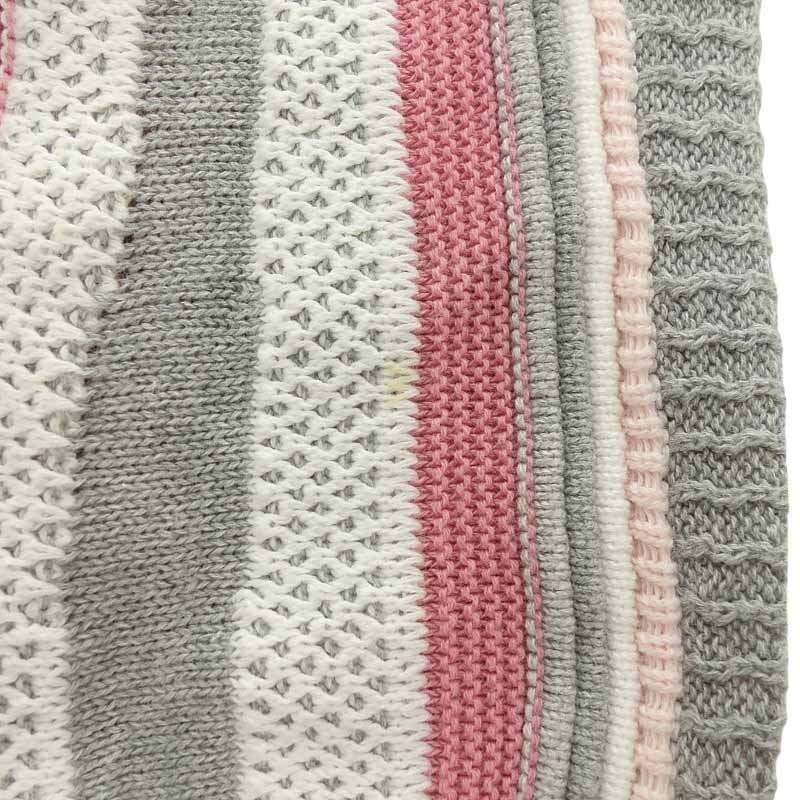 【特別価格】WJK ストライプ ボタン コットン カーディガン グレー/マルチ サイズ メンズM