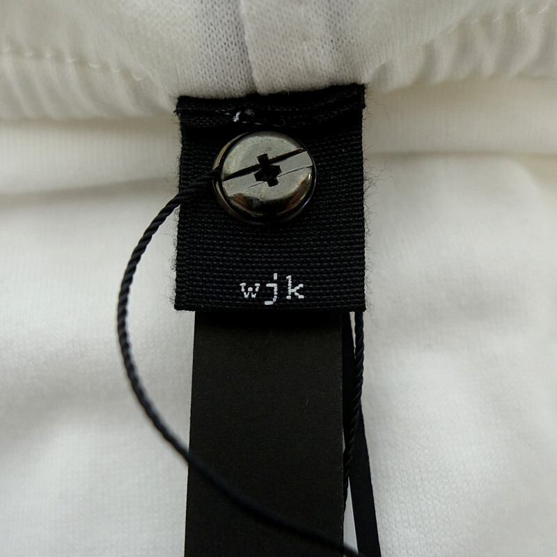WJK sweaters cut sewn レイヤード クルーネック Tシャツ ホワイト サイズ メンズS