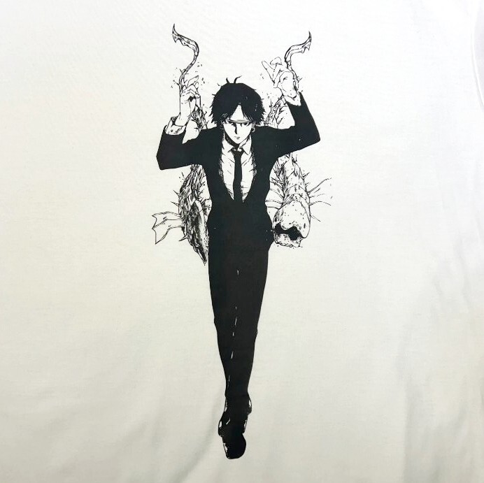 ハンターハンター クロロ Tシャツ L 白 幻影旅団 団長 シズク マチ キルア ハンターハンター クロロ Tシャツ XL 白 幻影旅団 団長 シズク