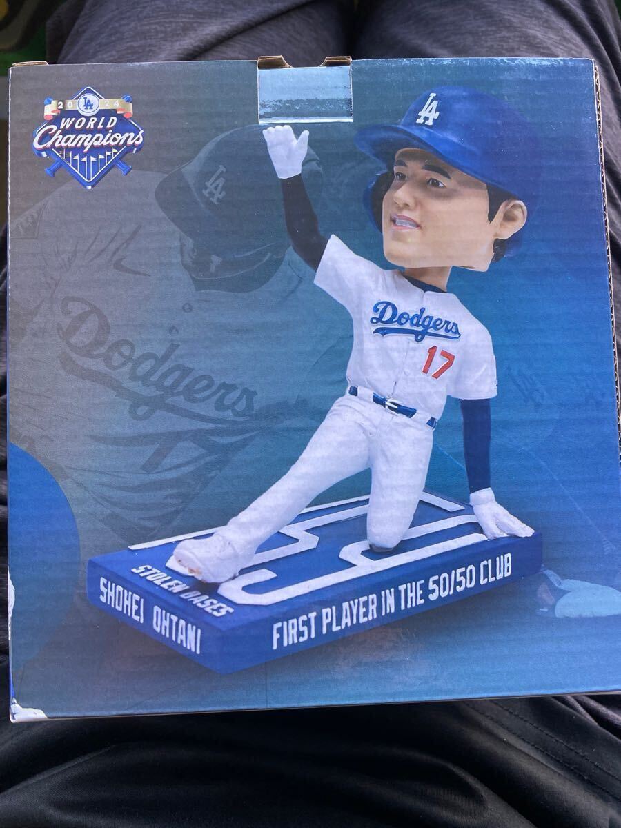 大谷翔平 ボブルヘッド 50/50 ドジャースタジアム配布品 5/15大谷翔平 50/50記念ボブルヘッド ドジャースタジアム限定