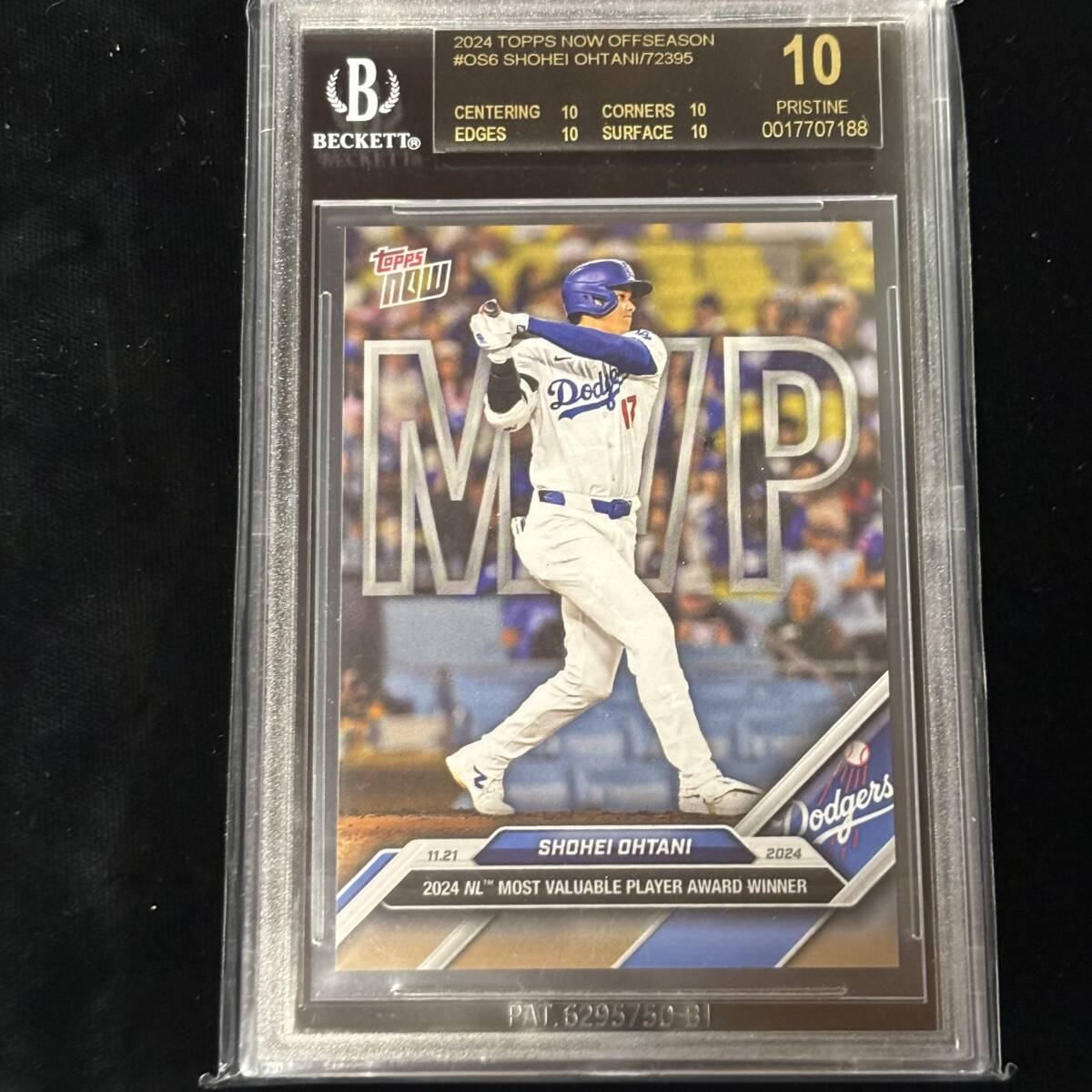 BGS 10 ブラックラベル 2024 Topps Now OS6 Shohei Ohtani 大谷