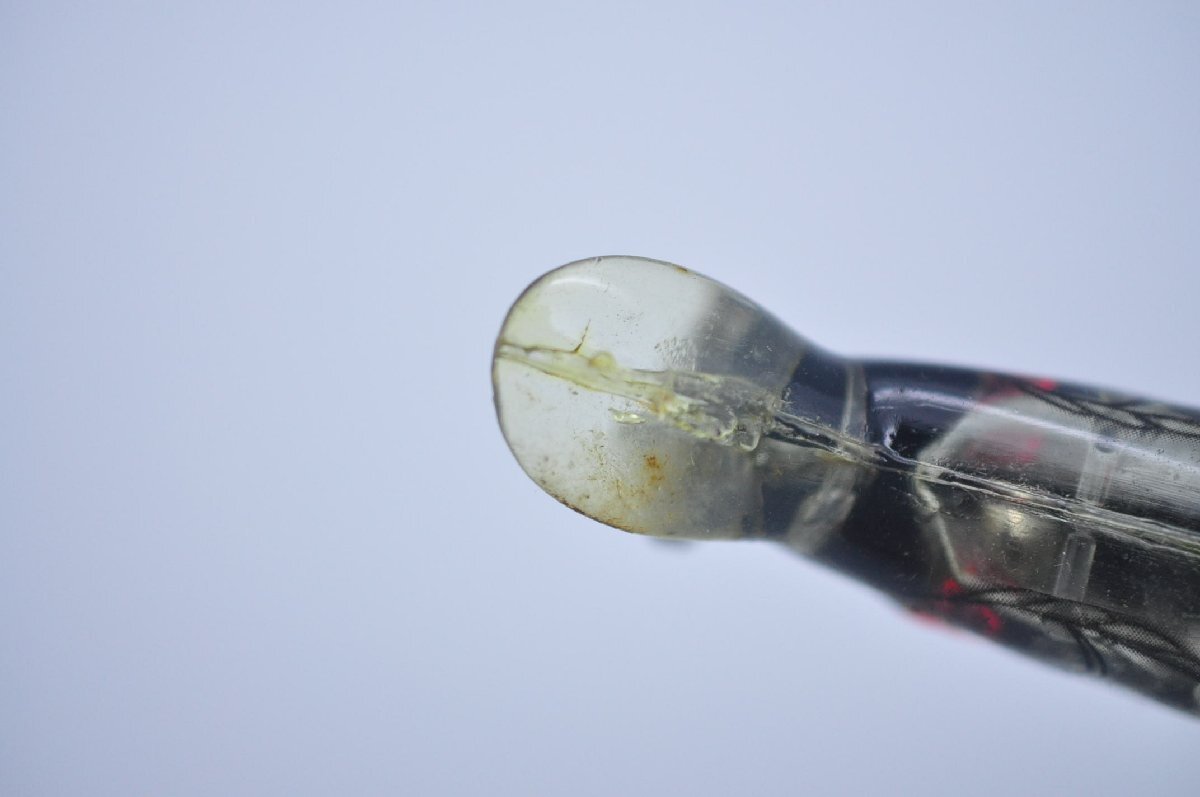 オールド ボーマー ロングA 16A Bomber Long A リアヒートン 魚模様 銀反射板 箱付_画像7