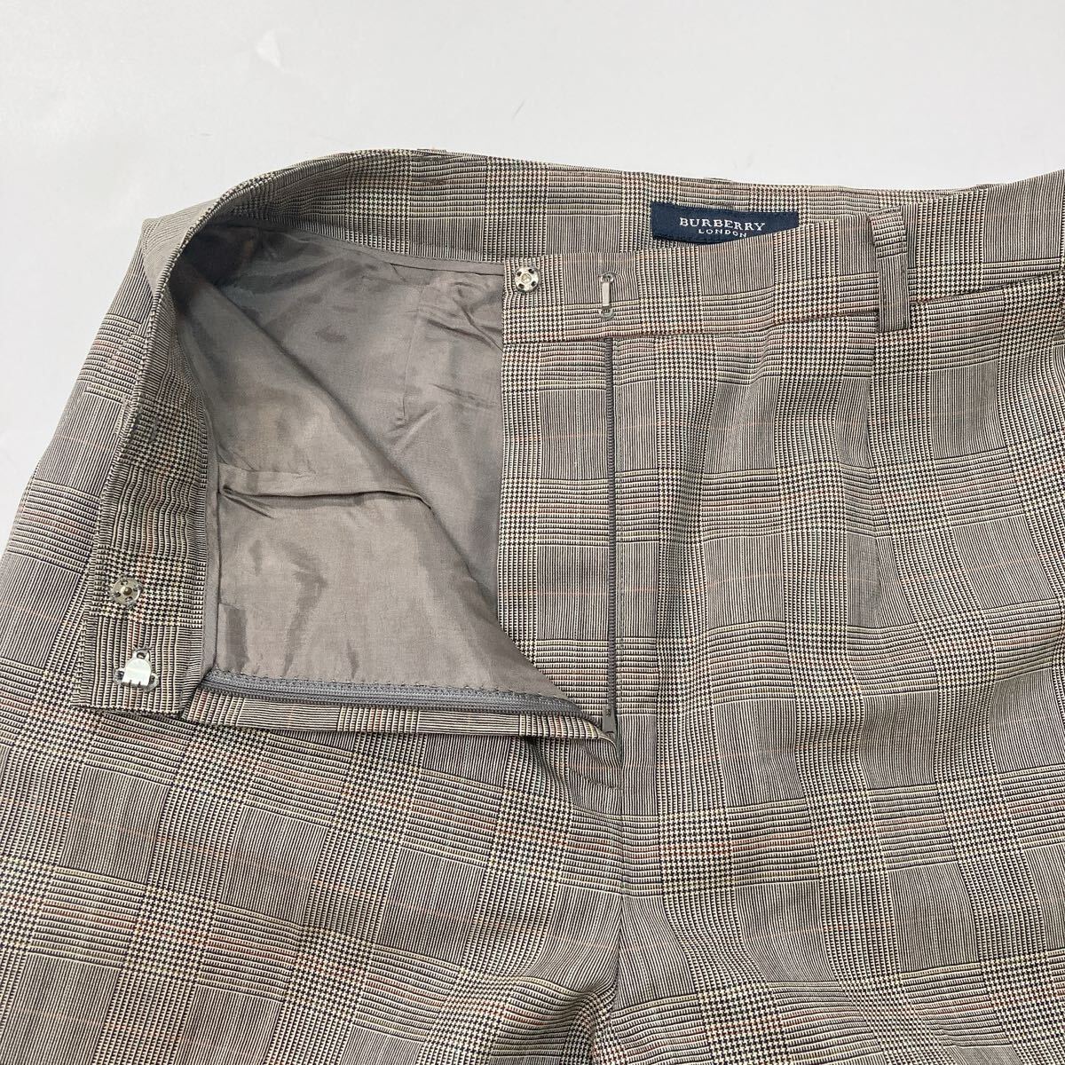 BURBERRY LONDON バーバリーロンドン パンツ スラックス チェック 7 S レディース B52528-79
