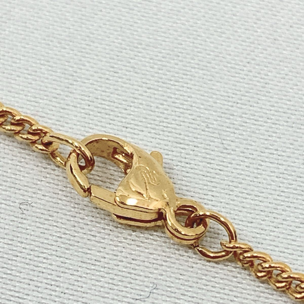 正規(guī)品　美品　SWAROVSKI スワロフスキー クローバー 四葉 ネックレス 長さ約53cm トップ:縦32mm 橫19mm 約7g アクセサリー R尼0521