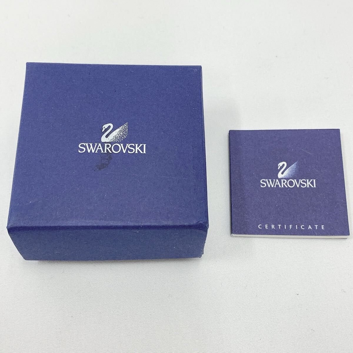 正規(guī)品　美品　SWAROVSKI スワロフスキー クローバー 四葉 ネックレス 長さ約53cm トップ:縦32mm 橫19mm 約7g アクセサリー R尼0521
