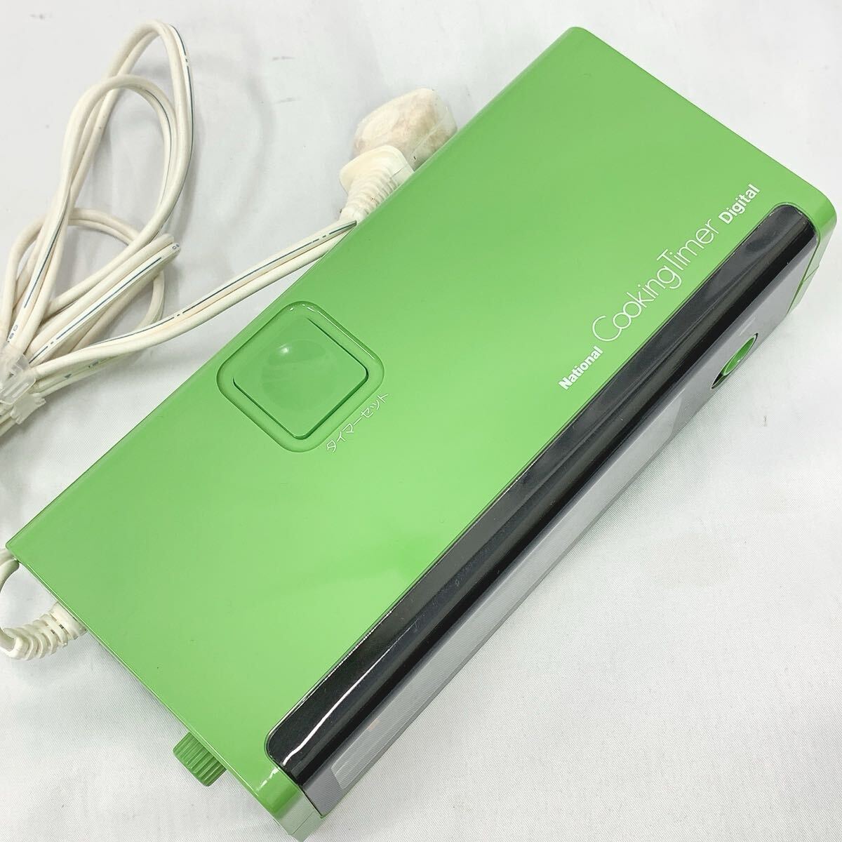 動作品 ナショナル National クッキングタイマーデジタル TE818 パタパタ時(shí)計(jì) 昭和レトロ 當(dāng)時(shí)物 箱付き　R尼0613