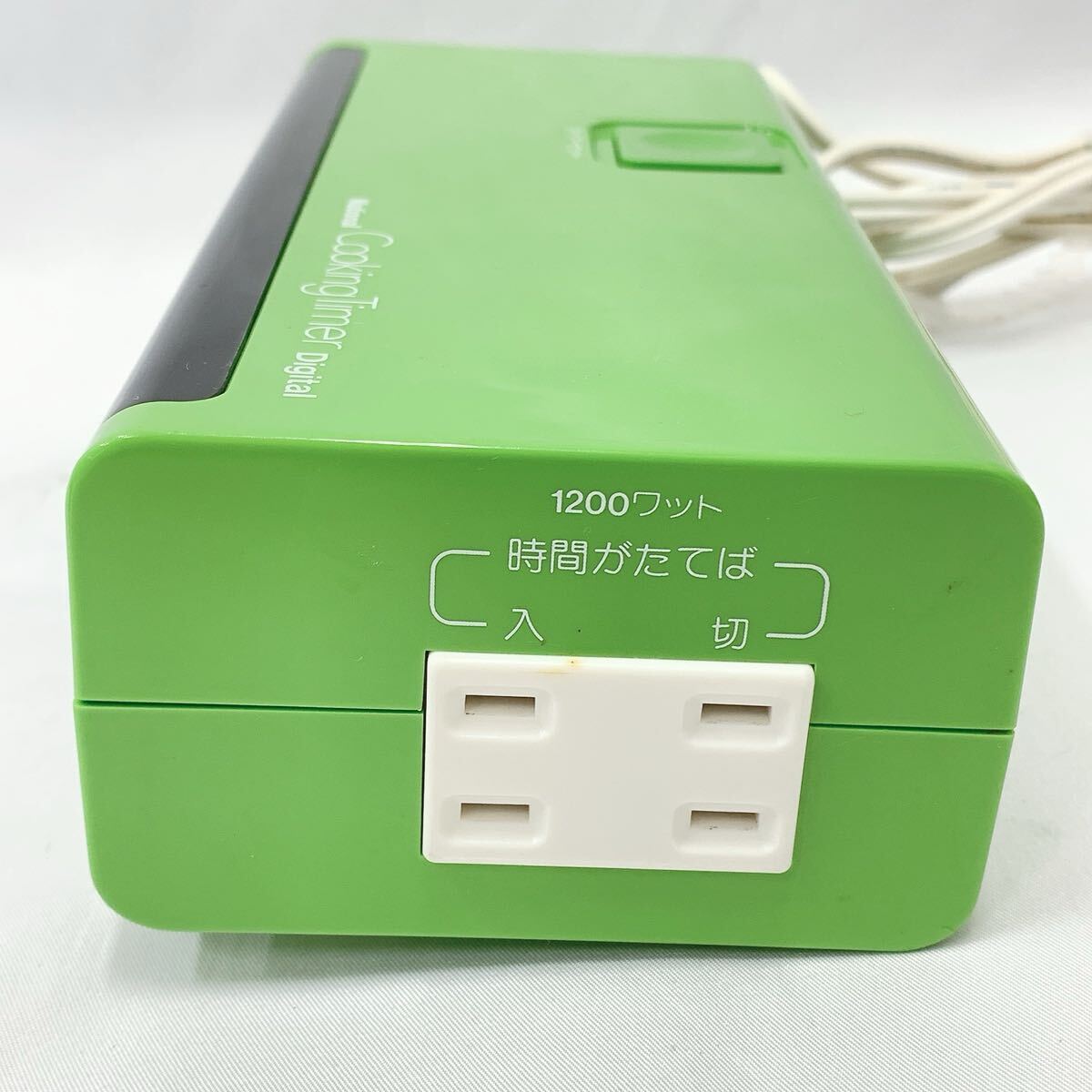動作品 ナショナル National クッキングタイマーデジタル TE818 パタパタ時(shí)計(jì) 昭和レトロ 當(dāng)時(shí)物 箱付き　R尼0613