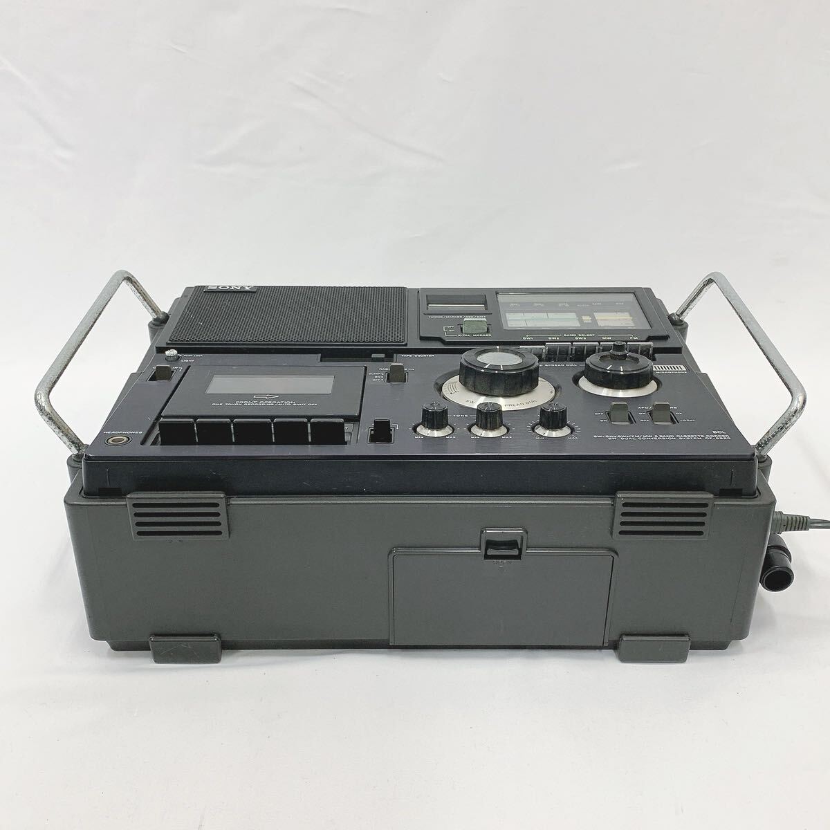 SONY Sony CF-5950 Sky сенсор кассета магнитофон BCL радио магнитола AM/PM/SW 5 частота электрический кабель имеется R.0530