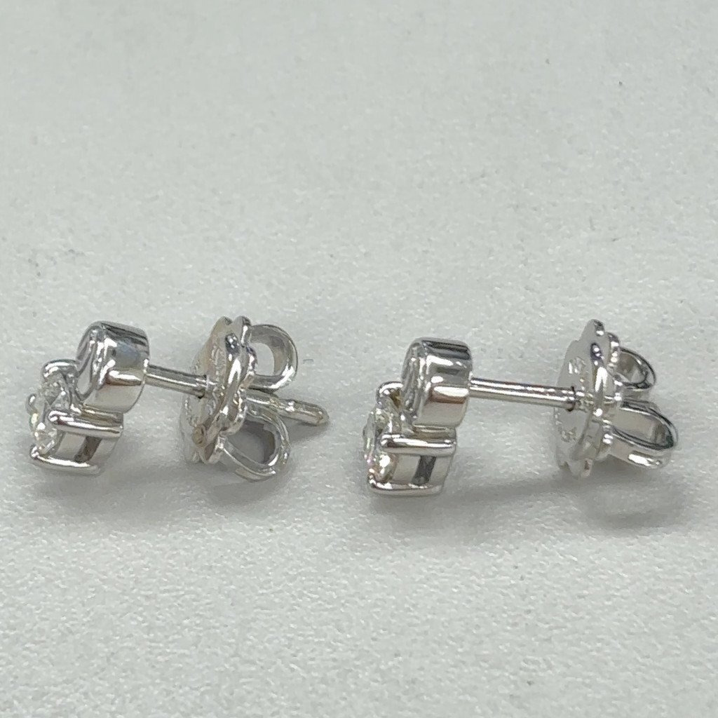 126363◎1円スタート◎【美品】DAMIANI ダミアーニ ピアス 両耳 750 K18 ダイヤ 重量約2.90g