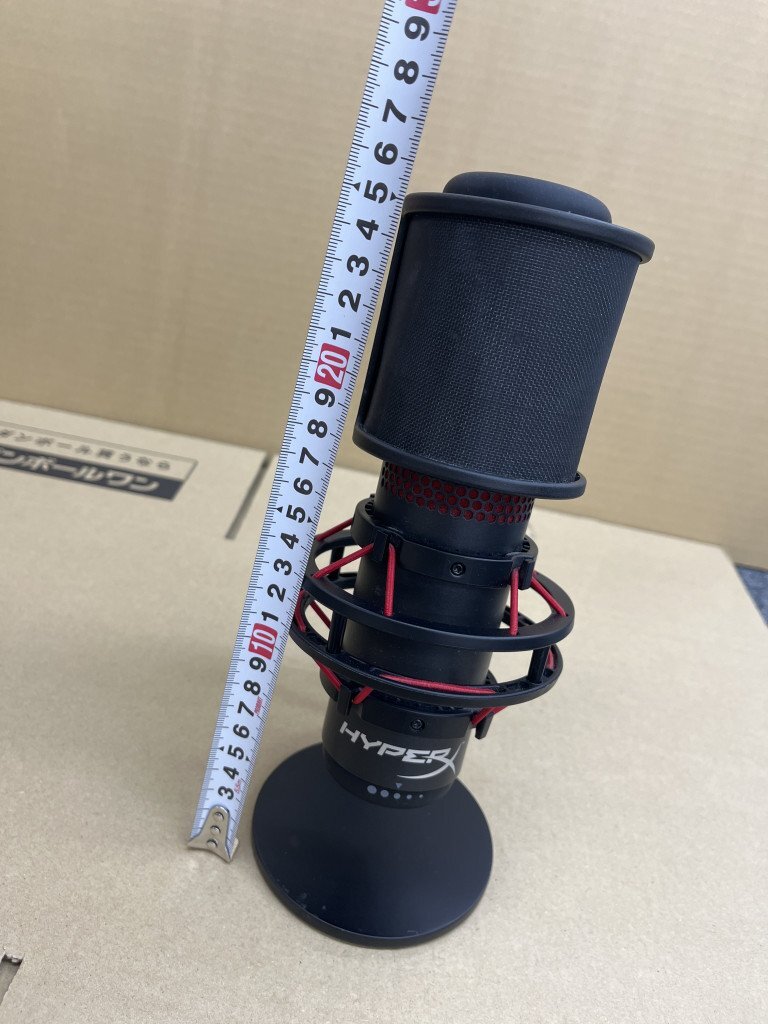 OG188221 【動作未確認(rèn)】Kingston HyperX ブラック コンデンサーマイク ゲーミングマイク 現(xiàn)狀品