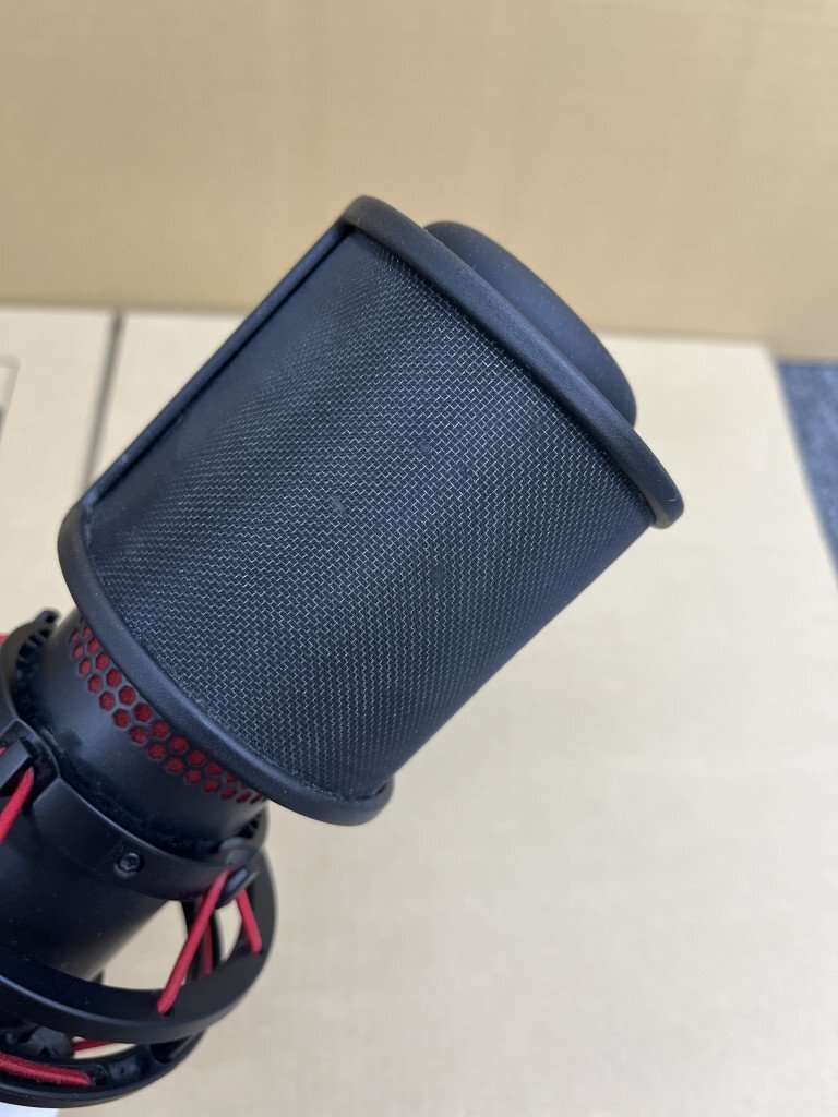 OG188221 【動作未確認(rèn)】Kingston HyperX ブラック コンデンサーマイク ゲーミングマイク 現(xiàn)狀品