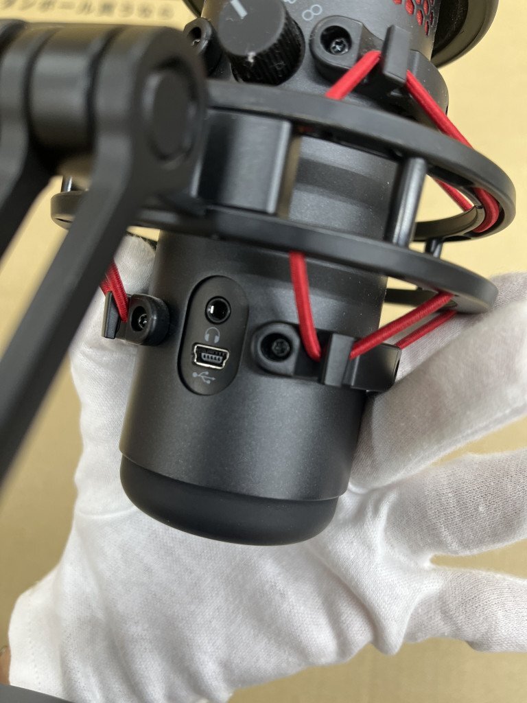 OG188221 【動作未確認(rèn)】Kingston HyperX ブラック コンデンサーマイク ゲーミングマイク 現(xiàn)狀品