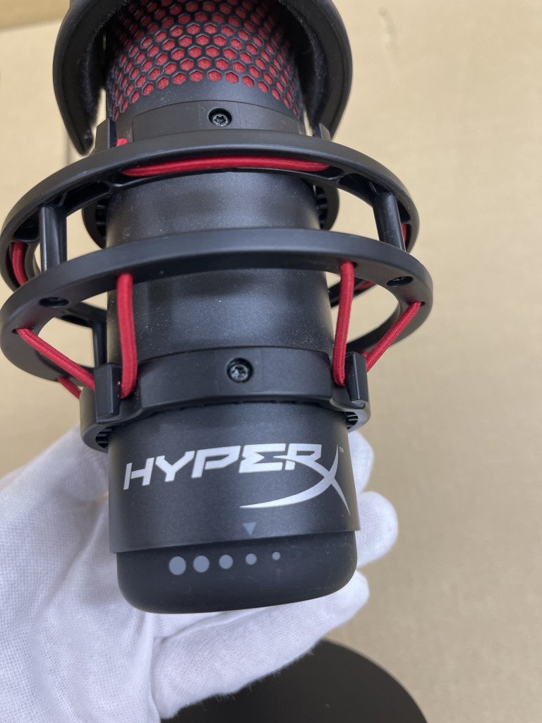 OG188221 【動作未確認(rèn)】Kingston HyperX ブラック コンデンサーマイク ゲーミングマイク 現(xiàn)狀品