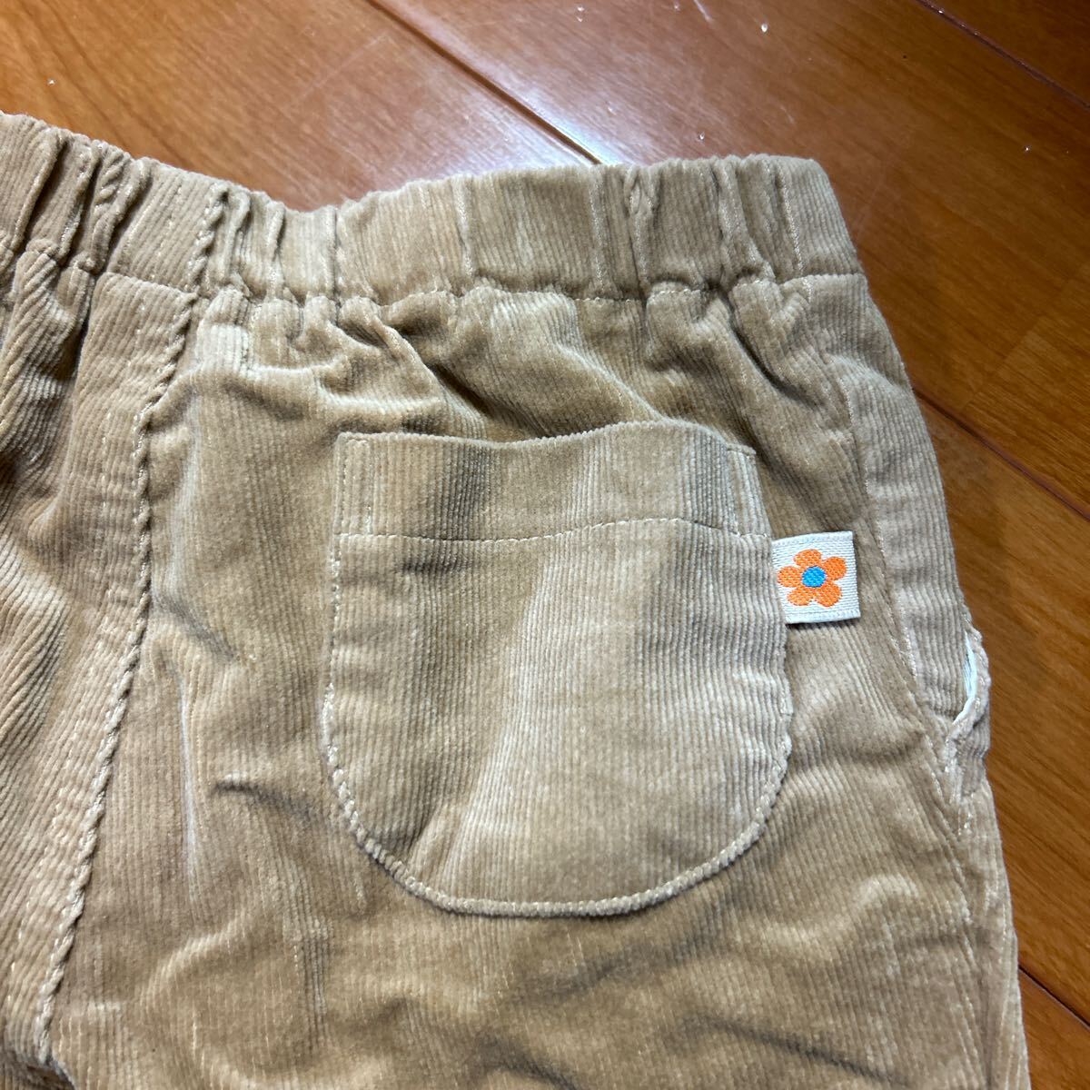 美品　ミキハウス サイズ100 パンツ コーデュロイ ショート ハーフ