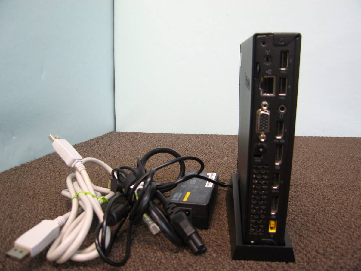 ?ミニPC lenovo ThinkCentre M715q Ryzen 5 Pro 2400GE 3.20GHz 8GB/SSD 128GB Bios起動 OSなし 中古品 Radeon Vega Graphics搭載◎ 