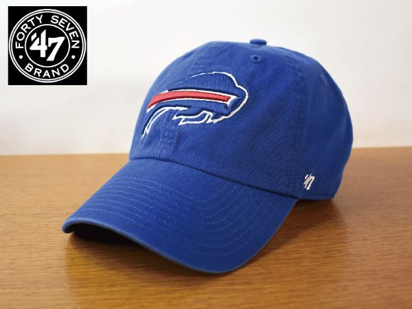 K327《未使用品》47 BRAND 47ブランド【フリーサイズ】BUFFALO BILLS ビルズ NFL 野球帽 帽子 キャップ USモデル