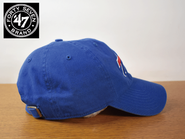 K327《未使用品》47 BRAND 47ブランド【フリーサイズ】BUFFALO BILLS ビルズ NFL 野球帽 帽子 キャップ USモデル