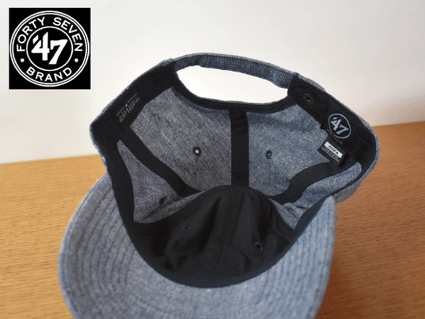 K893《未使用品》47 BRAND 47ブランド【フリーサイズ】DETROIT TIGERS タイガース MLB 野球帽 帽子 キャップ USモデル