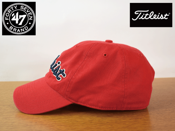 K904《未使用品》47 BRAND × Titleist タイトリスト × St. LOUIS CARDINALS カージナルス MLB【フリーサイズ】ゴルフ キャップ USモデル