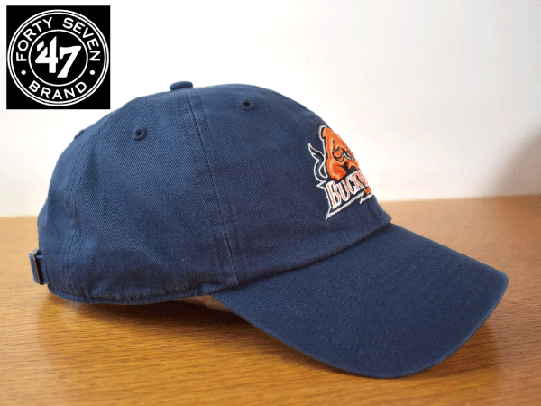 K908《未使用品》47 BRAND 47ブランド【フリーサイズ】BUCKNELL BISON バイソン USカレッジ 野球帽 帽子 キャップ USモデル