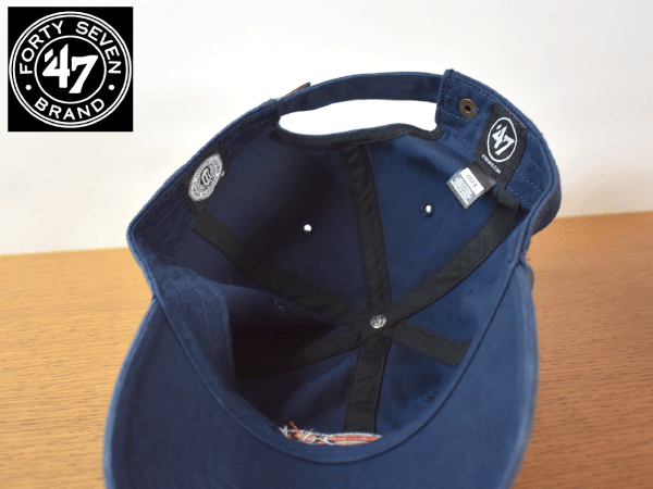 K908《未使用品》47 BRAND 47ブランド【フリーサイズ】BUCKNELL BISON バイソン USカレッジ 野球帽 帽子 キャップ USモデル