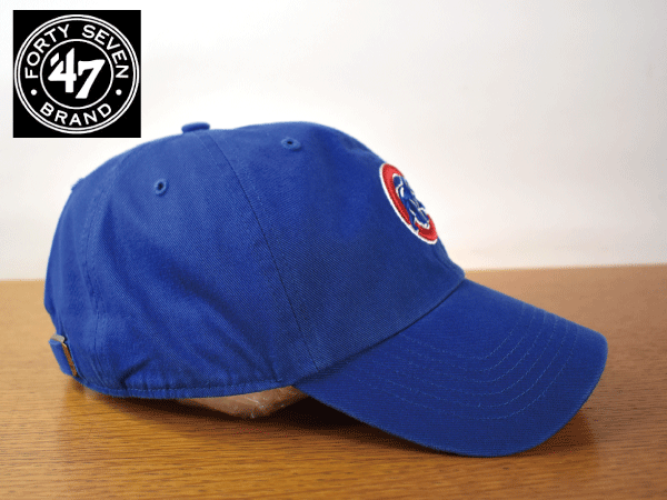 F854《未使用品》47 BRAND 47ブランド【フリーサイズ】CHICAGO CUBS カブス MLB 野球帽 帽子 キャップ USモデル