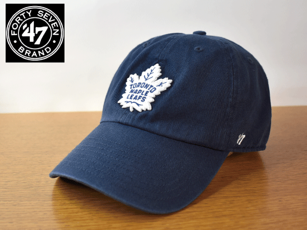 F442《未使用品》47 BRAND 47ブランド【フリーサイズ】TORONTO MAPLE LEAFS メープルリーフス NHL 野球帽 帽子 キャップ USモデル