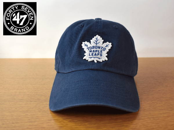 F442《未使用品》47 BRAND 47ブランド【フリーサイズ】TORONTO MAPLE LEAFS メープルリーフス NHL 野球帽 帽子 キャップ USモデル