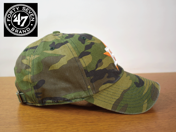K919{ не использовался товар }47 BRAND 47 бренд [ свободный размер ]HOUSTON ASTROS Astro zMLB бейсболка шляпа колпак US модель 