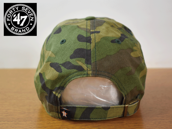 K919{ не использовался товар }47 BRAND 47 бренд [ свободный размер ]HOUSTON ASTROS Astro zMLB бейсболка шляпа колпак US модель 