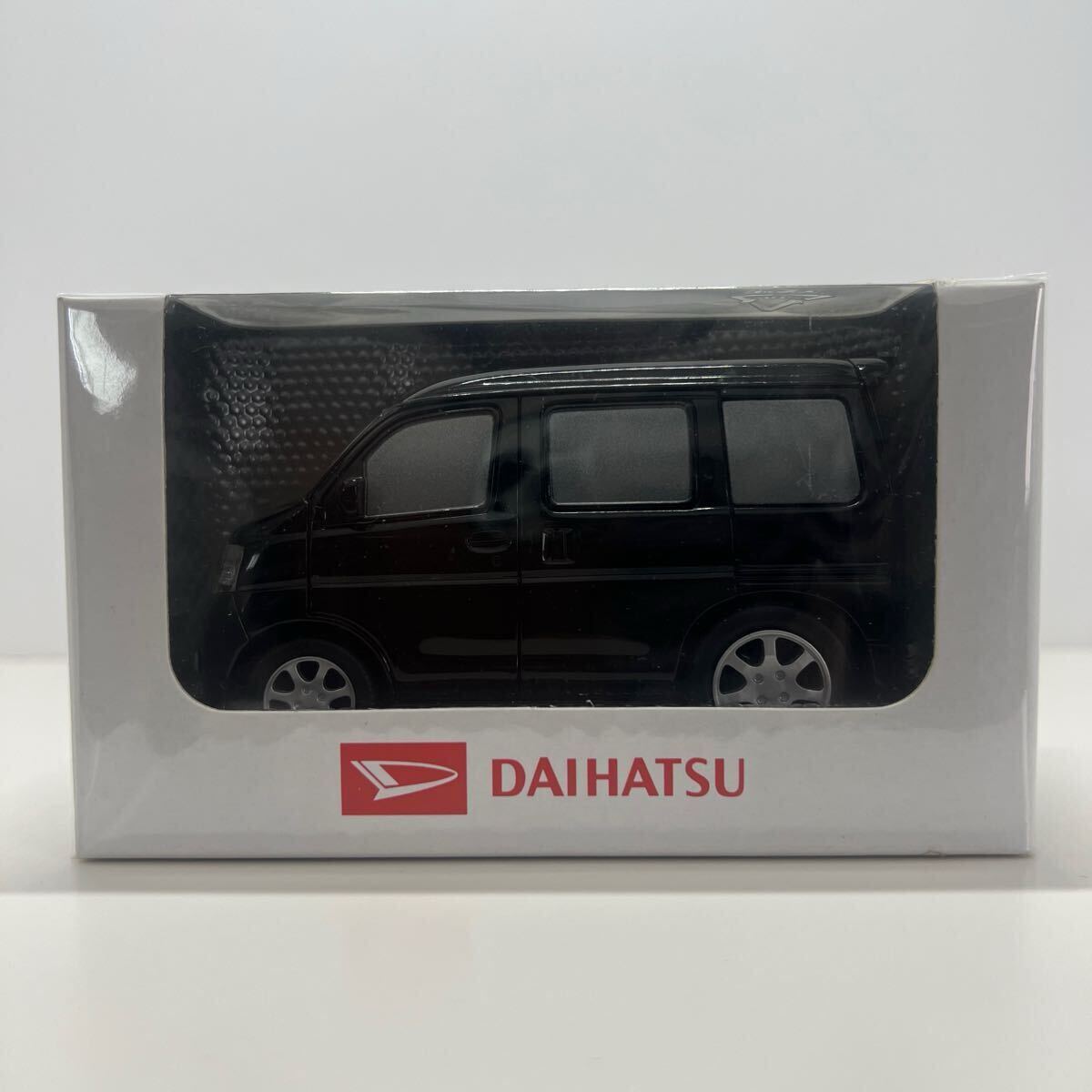 非売品 DAIHATSU ディーラー特注 ATRAI WAGON 黒 ブラック ダイハツ アトレーワゴン カラーサンプル プルバックカー ミニカー_画像1