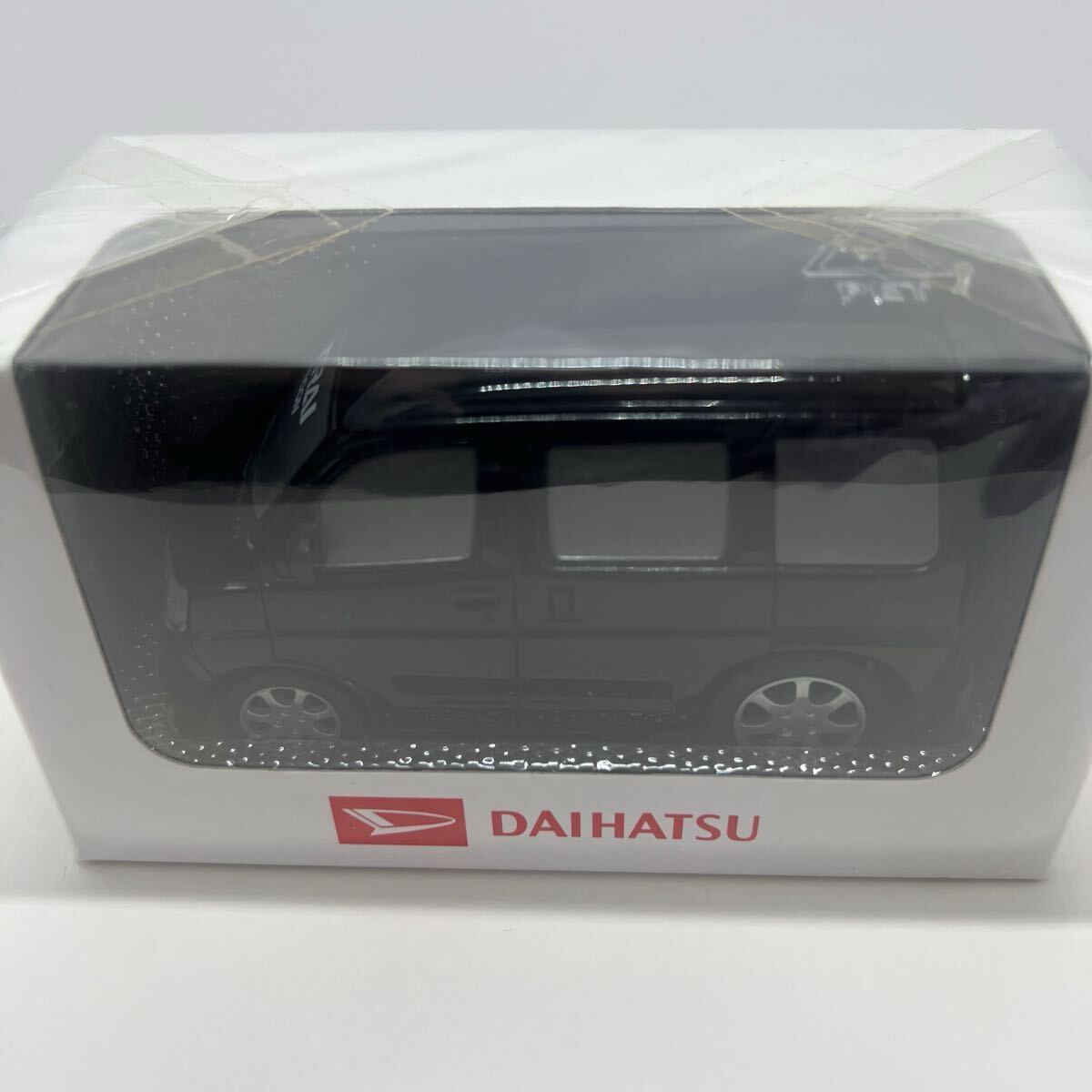 非売品 DAIHATSU ディーラー特注 ATRAI WAGON 黒 ブラック ダイハツ アトレーワゴン カラーサンプル プルバックカー ミニカー_画像2