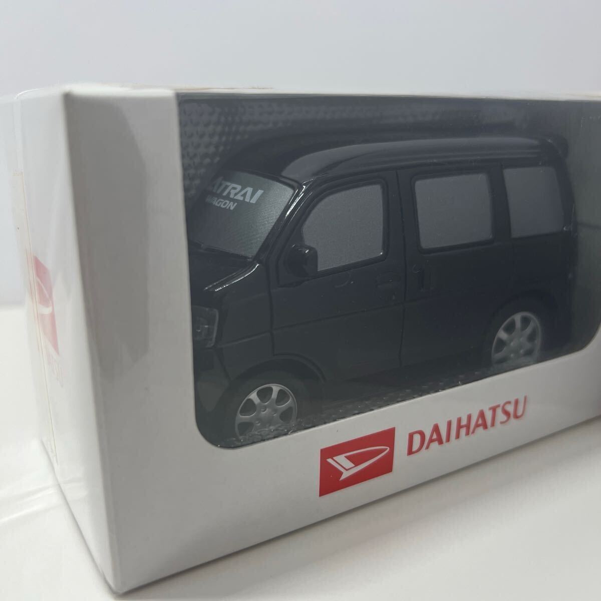 非売品 DAIHATSU ディーラー特注 ATRAI WAGON 黒 ブラック ダイハツ アトレーワゴン カラーサンプル プルバックカー ミニカー_画像3