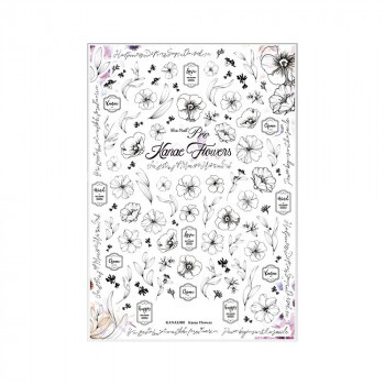 Sha-Nail Pro 寫ネイル ネイルシール Kanae Flowers KANAE-001 /a