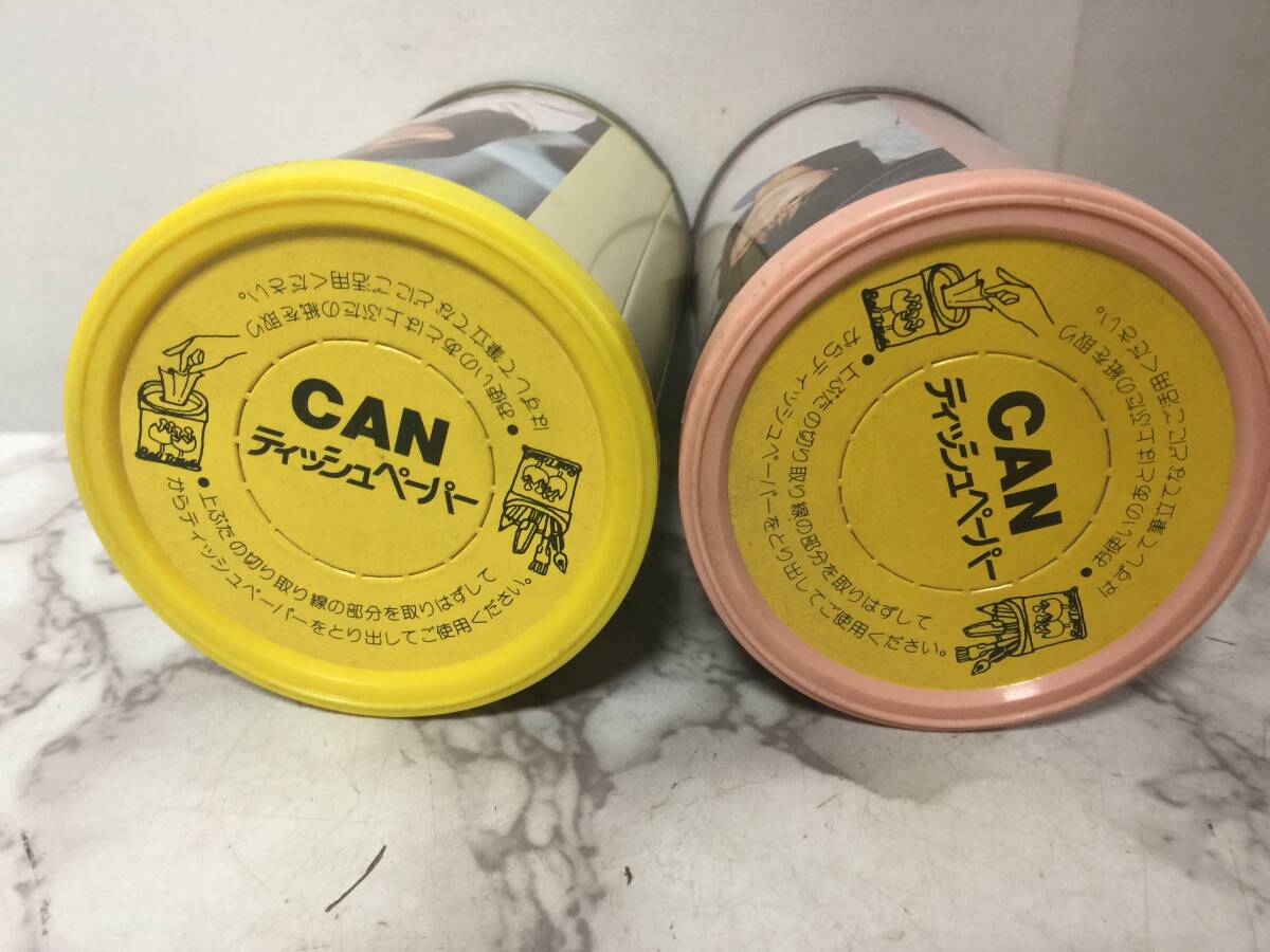 昭和レトロ　おニャン子クラブ　CAN ティッシュペーパー?。颤c(diǎn)セット　まとめ　未使用　渡辺満里奈　渡辺美奈代　　　　A1