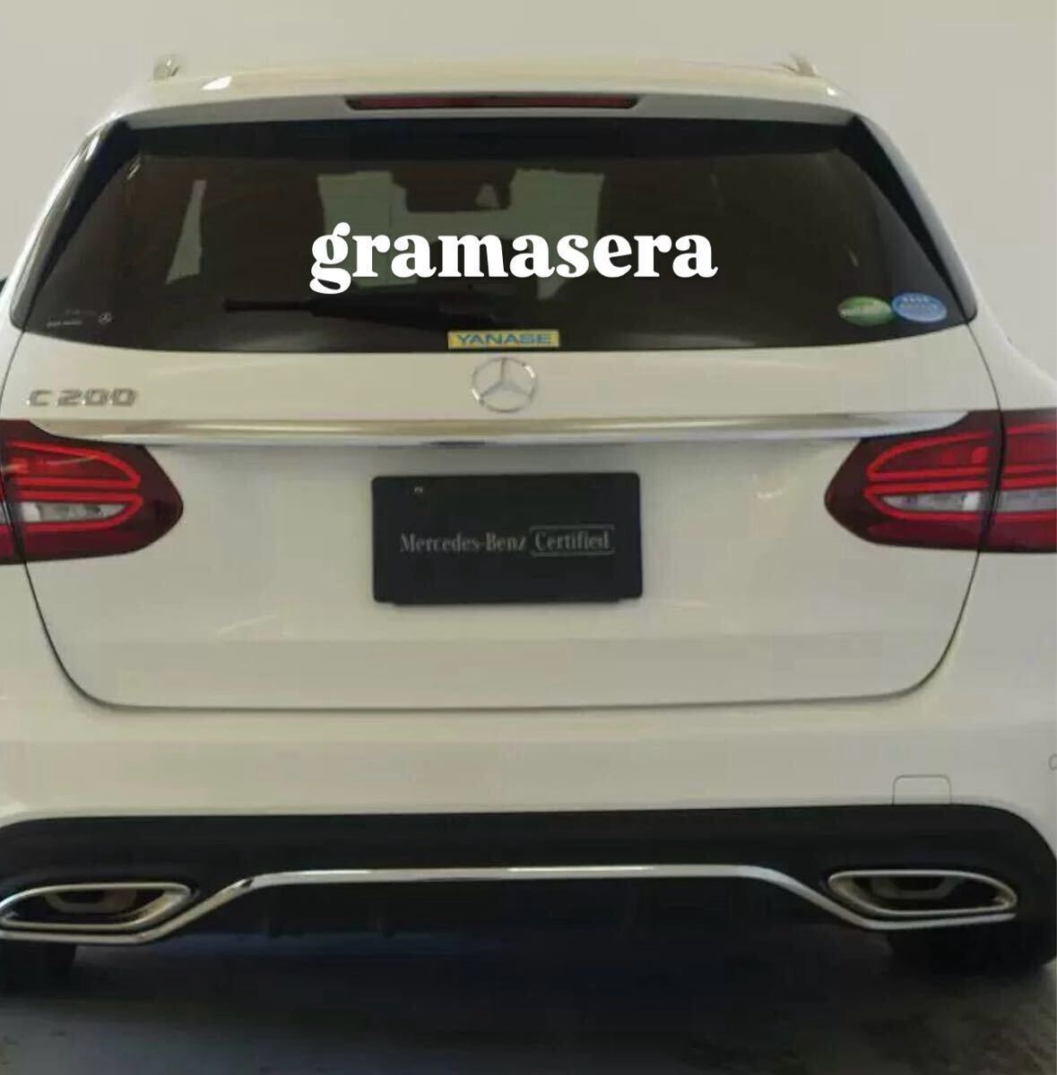 * редкость * Benz Mercedes AMG JDM внутренняя обшивка стикер сигнализация YANASE переводная картинка 