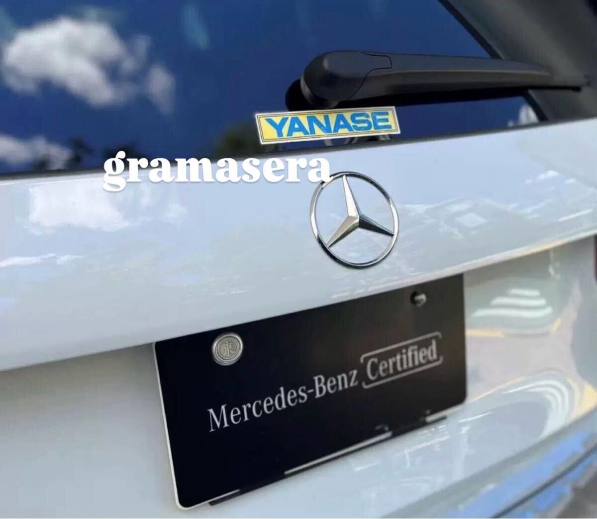 * редкость * Benz Mercedes AMG JDM внутренняя обшивка стикер сигнализация YANASE переводная картинка 