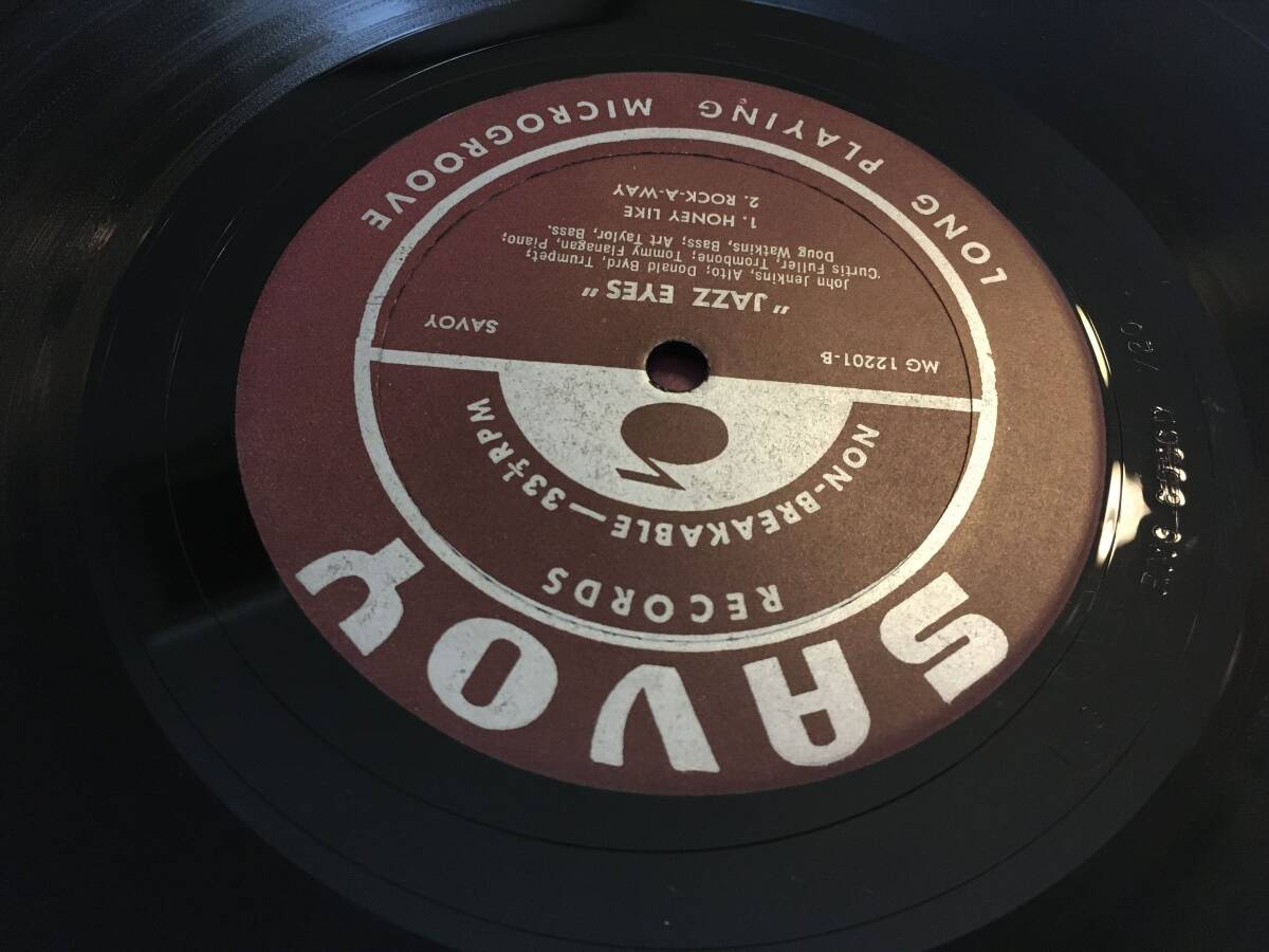 ◎RVG X20刻印 MONO / John Jenkins / Jazz Eyes / Savoy / Donald Byrd Tommy Flanagan Curtis Fuller