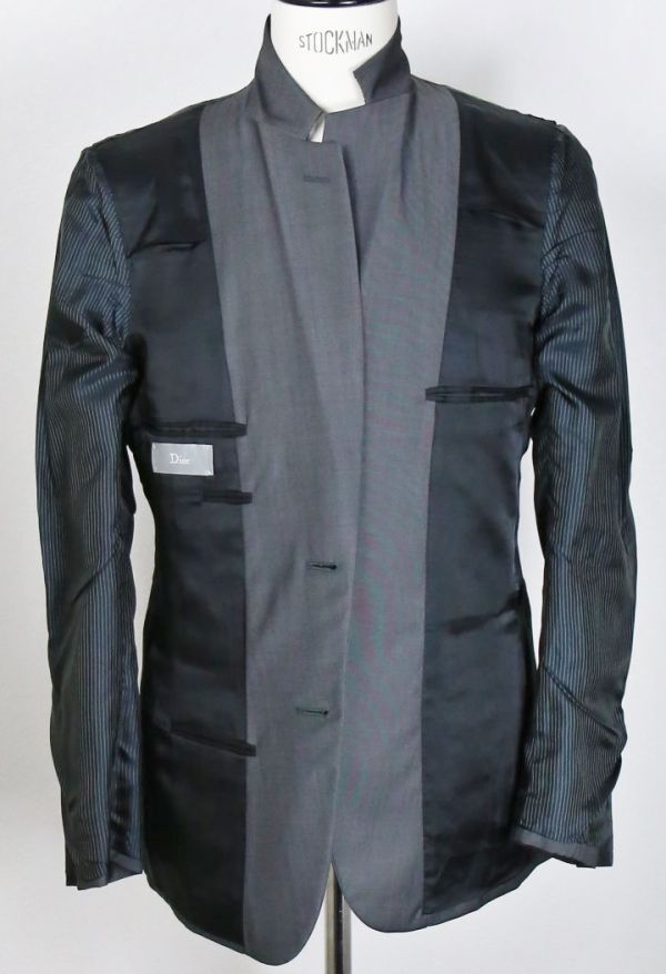 Dior Homme 2B wool jacket pant suit size 48 ディオールオム ウール ジャケット パンツ スーツ b9676