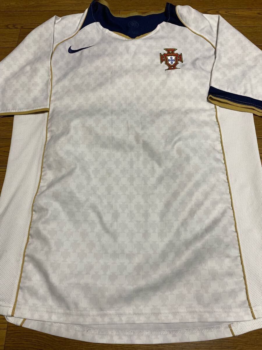 2004 ポルトガル代表AWAYユニフォーム　NIKE社制　ナイキジャパン　フィーゴ　ヌーノ?ゴメス ルイコスタ デコ C.ロナウド P.ソウザ