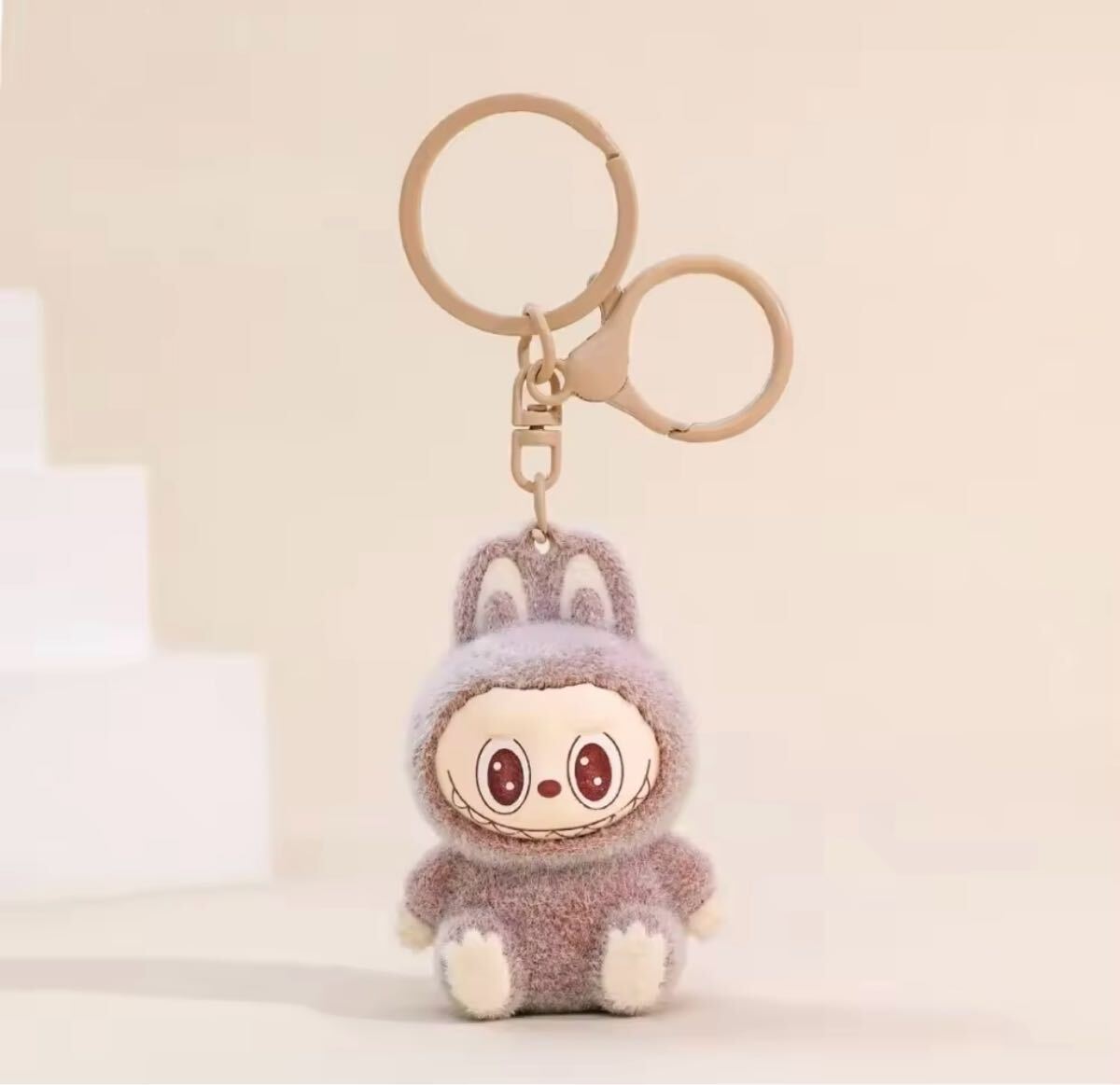 labubu ラブブ ぬいぐるみ 新品未使用 新品未使用】ラブブぬいぐるみキーホルダー茶×1|Yahoo!フリマ
