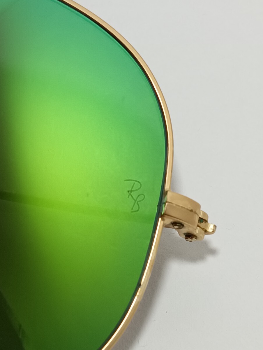 1円【現(xiàn)狀品】Ray-Ban レイバン サングラス RB3025 アビエーター　112/19　AVIATOR CLASSIC　ミラーレンズ