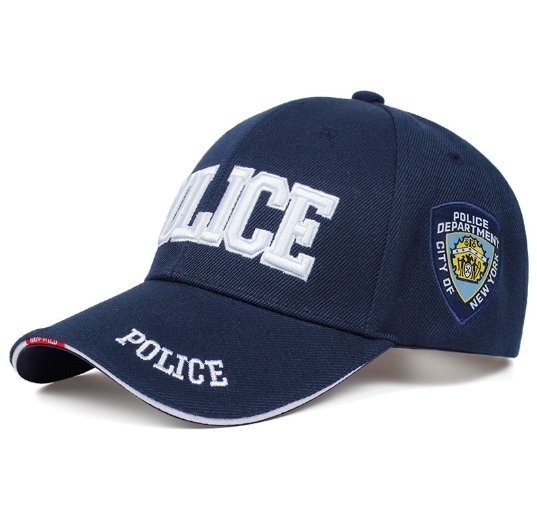  новый товар * дизайн колпак NY POLICE темно-синий * специальная цена 